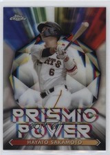 2021 Chrome NPB Nippon Professional Baseball Prismic Power Hayato Sakamoto 0r5k