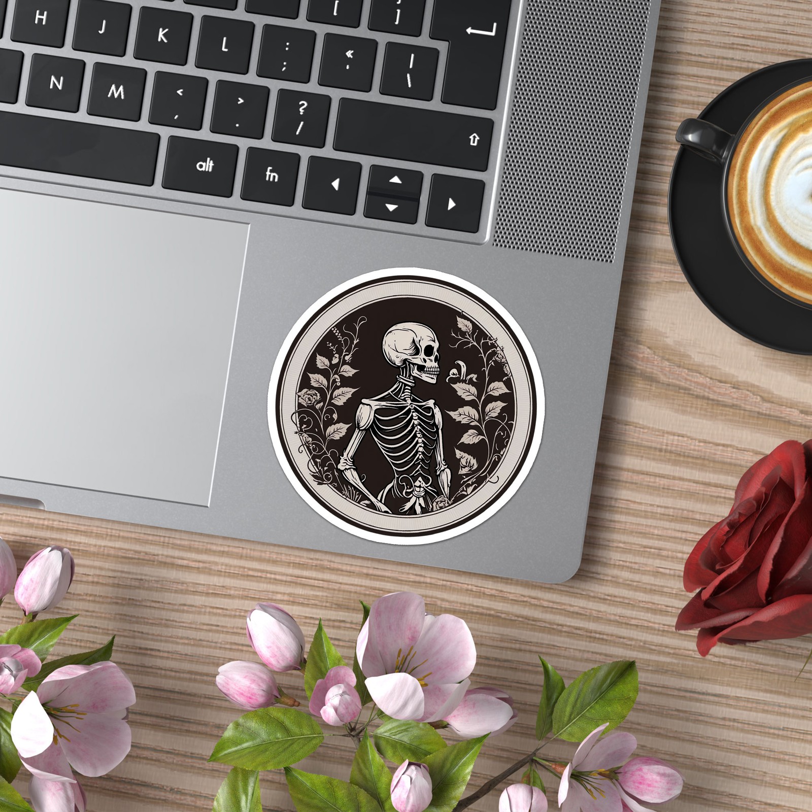 Skeleton Vine - Vinyl Decal Sticker - Car Window Laptop - ebn12590