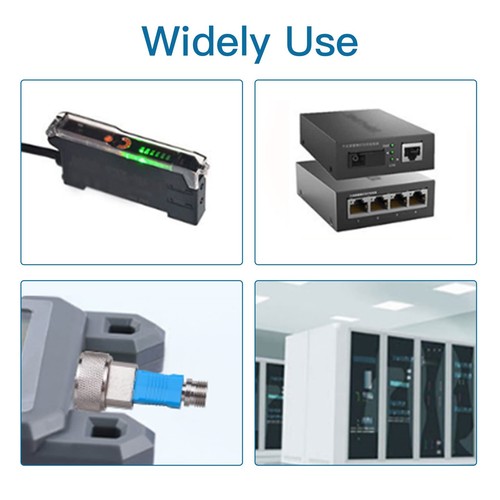 4 Pack Fiber Optic Adapter Single Mode SC/UPC Male to FC/UPC Female 9/125um A - Afbeelding 5 van 6