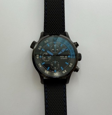 Sub Swiss Made ETA Valjoux 7750  Automatik Chronograph - Gehäuse ist Neuwertig