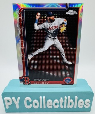 2025 Topps Chrome TREVOR STORY Team Logo Lightboard SP - Boston