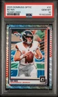 2025 Panini Donruss Optic Bo Nix Team Logo Prizm #10/32 Broncos PSA 10 JERSEY #