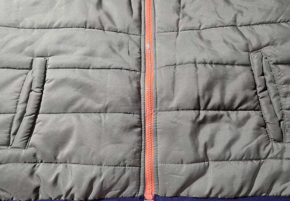 Chaleco Original Impermeable Vintage Verde Talla XL Hombre Puffer Foto 2 de 4