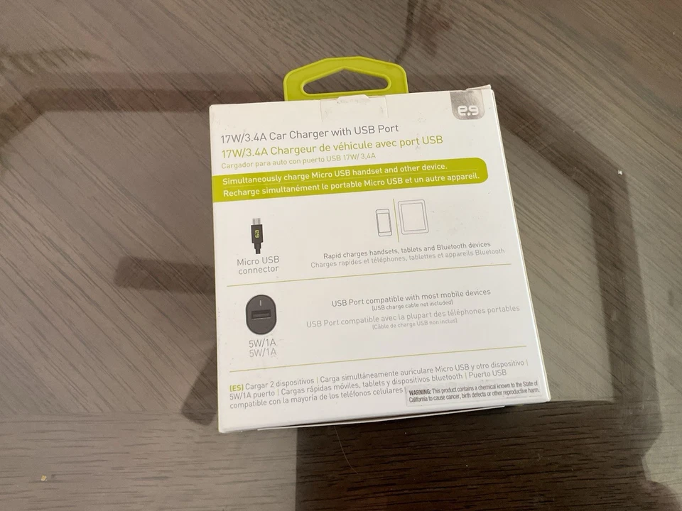 Puregear 17w/3.4A Car Charger (Micro USB) /w USB Ports / Charges 2 Devices - Image 2 of 2