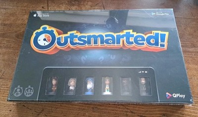 New Outsmarted Interactive Quiz Board Game Factory Sealed Google/App Store/QPlay