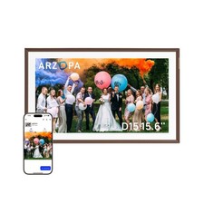 Arzopa 15.6" Large Digital Picture Frame, 1920X1080 FHD Touchscreen with Anti...