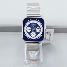 Casio Standard Series MTP  M307D  2B Blue Dial Stainless Steel Multi  Function dial