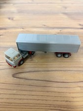 Wiking - MB 1620 Koffersattelzug Kabine achatgrau Radläufe hellbraunrot