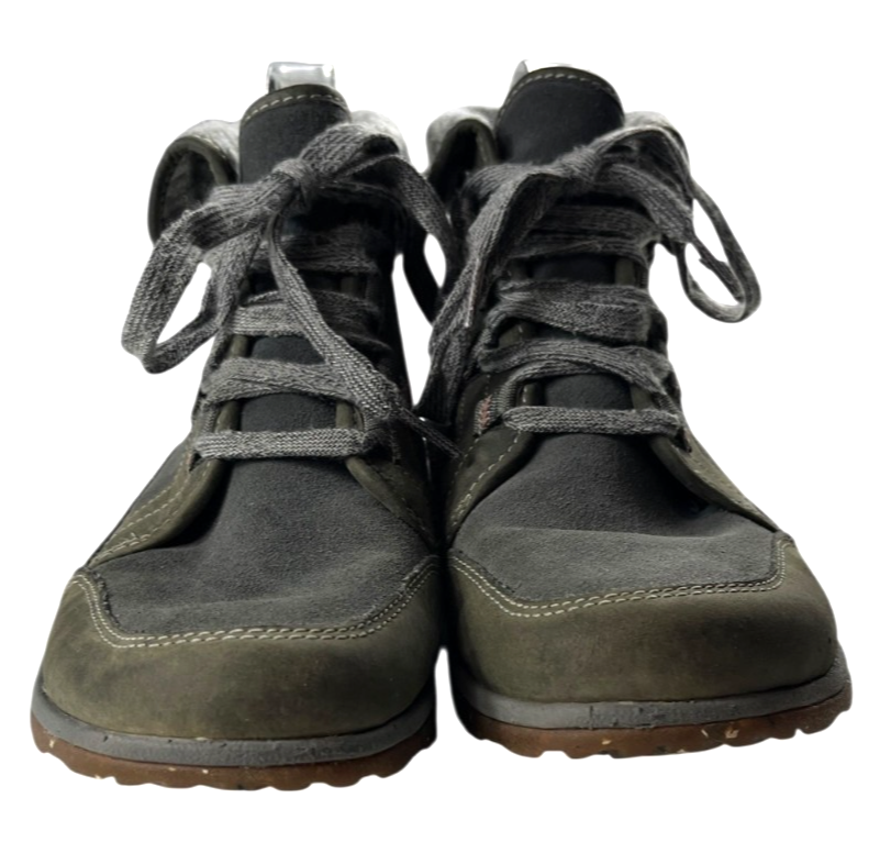 SAOLA Stivaletti Chaco donna grigio barbaro impermeabile pelle tomaia suola strappo taglia 8