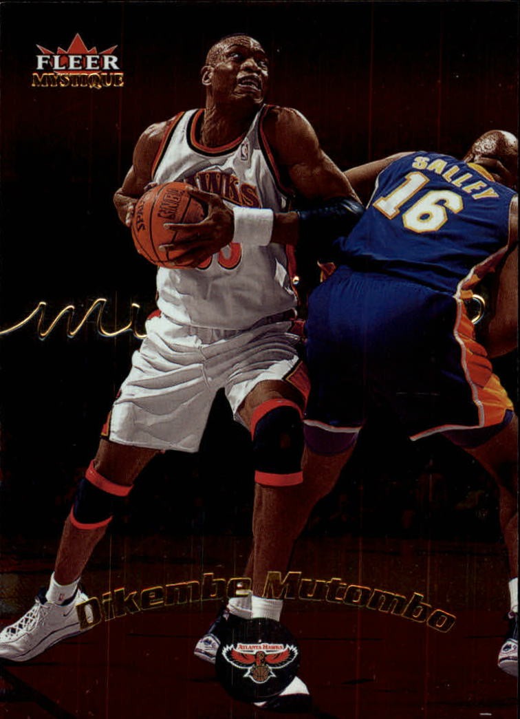 2000-01 Fleer Mystique #92 Dikembe Mutombo - BSK