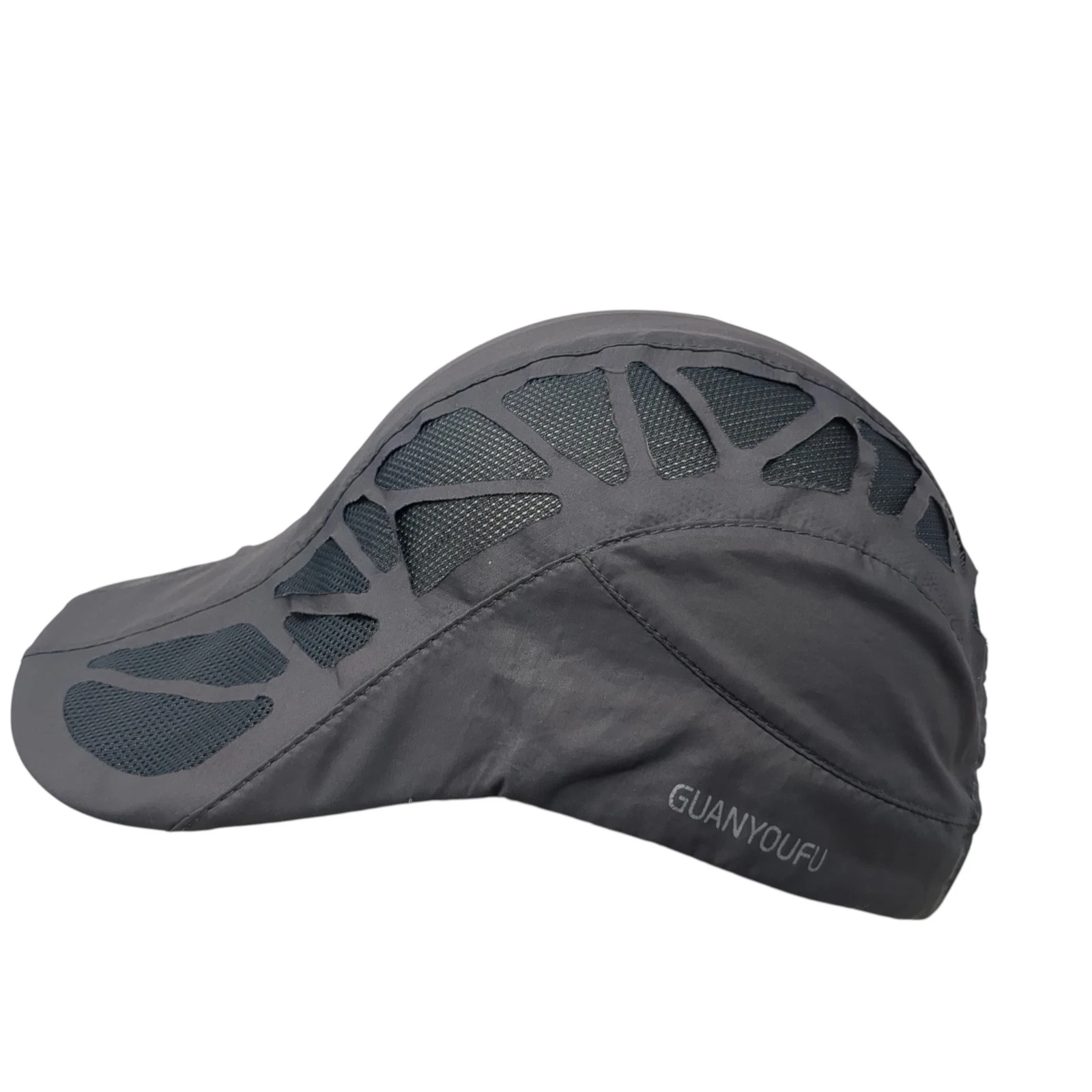 Guanyoufu Running Slideback Baseball Cap Gray One Size Adjustable Breathable
