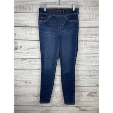 Spanx Pull-on Skinny Jean Blue Small Comfort Stretch Mid Rise Tummy Control Norm