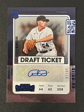 Brandon Bielak 2021 Contenders Baseball Draft Ticket Rookie Auto Blue /99 Astros