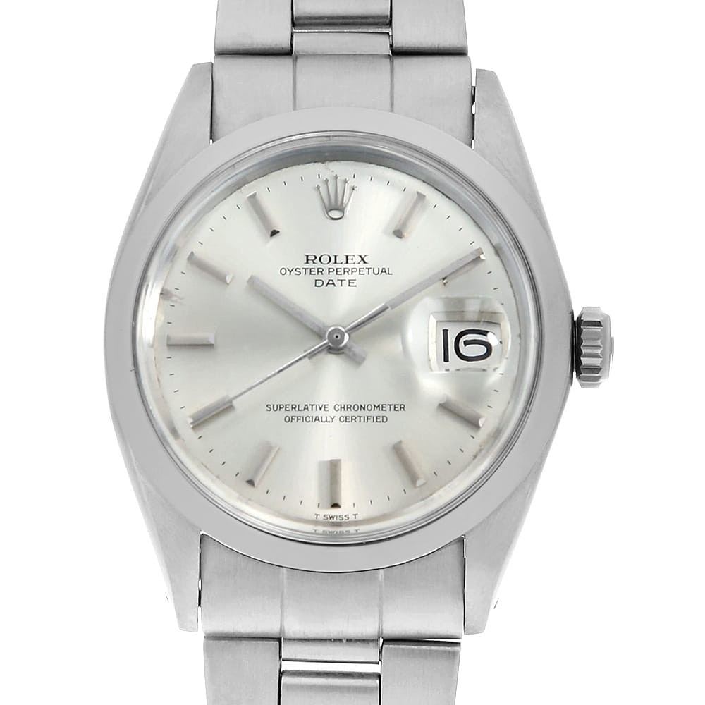 ROLEX Oyster Perpetual Date 1500 Silver
