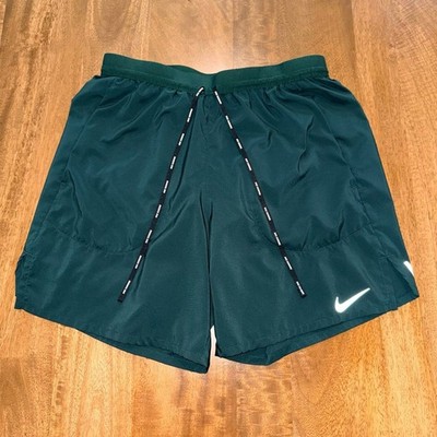 Nike Flex Stride 2-in-1 Lined Running Shorts Mens Large Green 6.5'' CJ5471