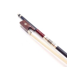 1pcs Strong Professional 4/4 black Carbon fiber Viola bow snakewood frog