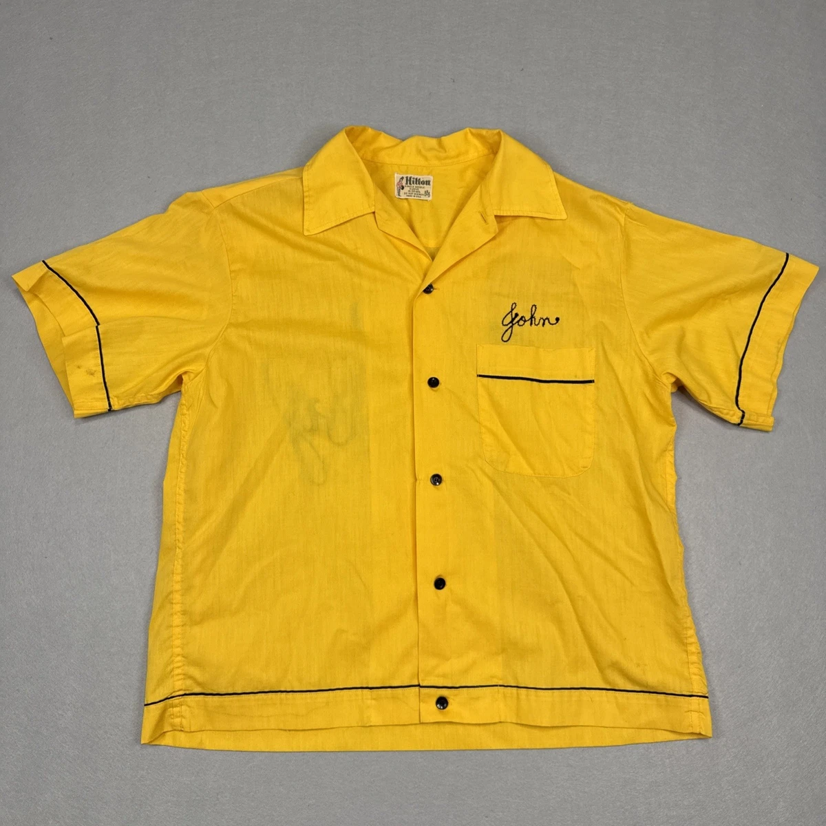 vintage hilton bowling shirt products for sale | eBay