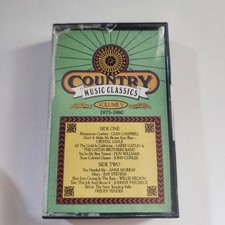 Country Music Classics Volume V 1975-1980 Cassette Tape Various Artists