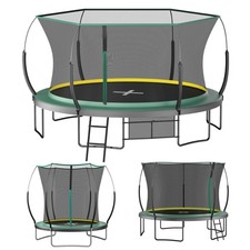 6ft 14ft Trampoline Indoor Outdoor Spring Free No Gap Kids Safety Trampolines
