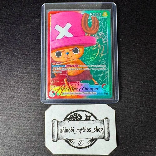 Tony Tony Chopper OP08-001 Leader Parallel Alt Art One Piece CG ENG NM PSA Ready