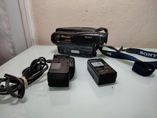 Sony Handycam CCD-TR400 Hi-8 Analog Video Camcorder with Power Cord Charger