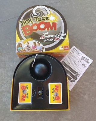 Tick Tock Boom WORKS COMPLETE Goliath 2016 Fast Thinking Word Game In Box