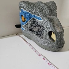 Jurassic World Chomp 'n Roar Velociraptor Blue Mask – Tested & Works!