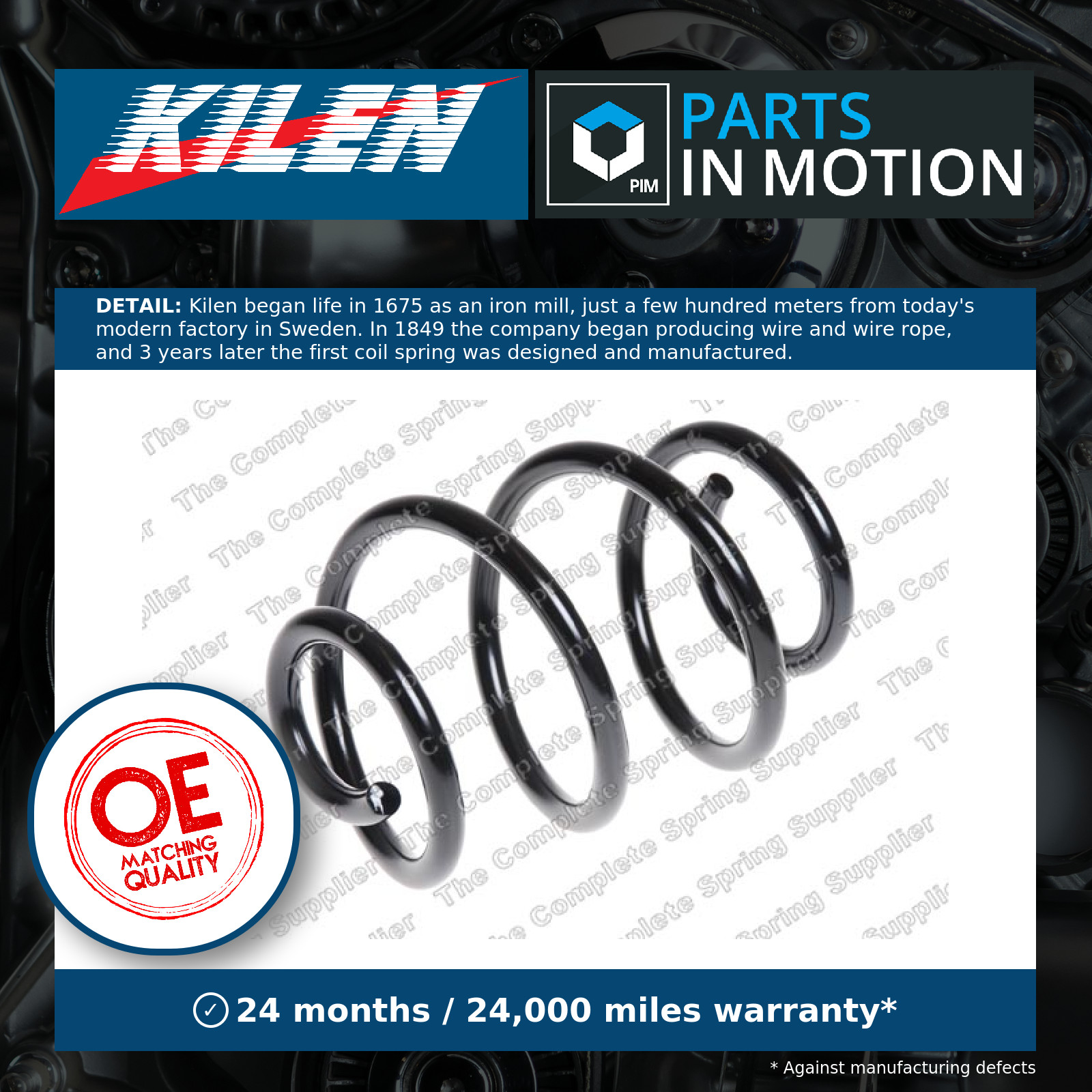 KILEN COIL SPRING REAR RENAULT TWINGO 3 07- - Image 7