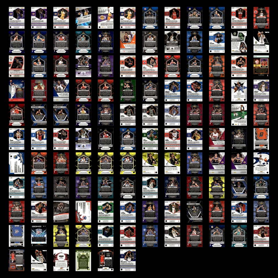 Lote (126) Tarjetas de baloncesto Panini Mosaic novatos/insertos/paralelas/numeradas Foto 2 de 4