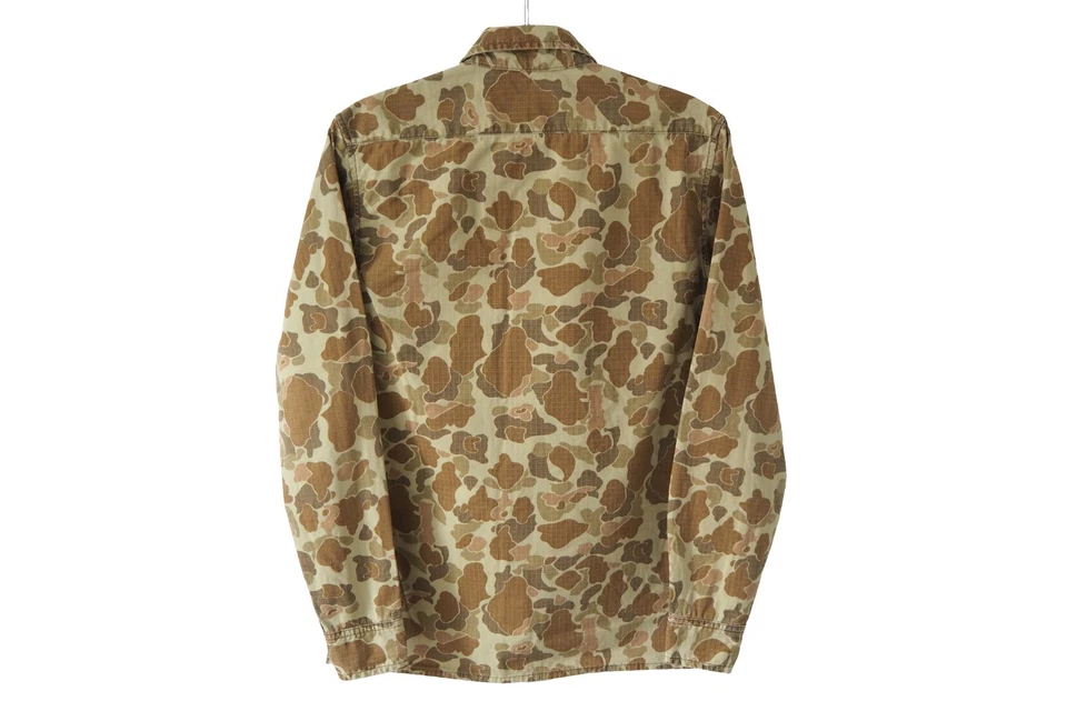 Camisa CARHARTT Talla S Verde Camuflaje Patrón Algodón Pesado Camuflaje Ropa de Calle Foto 2 de 4