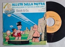 SARAH & CO ALL'ETA' DELLA PIETRA SUPEROBOT 28 1984  SIGLA CARTONI 45 RPM 7" RARO