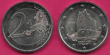 GERMANY 2 EURO 2023D-A UNC 1 YEAR TYPE,FEDERAL STATE OF HAMBURG-ELBPHILHARMONIE,