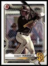 Robert Hassell #BP-120 2021 Bowman Prospects