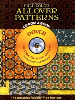 Full-Color Allover Patterns CD-ROM and Book (Dover Electro - ACCEPTABLE