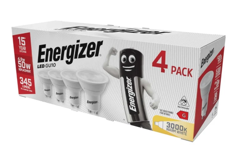 ENERGIZER GU10 LED BULBS Spot Light Lamps Warm Cool Day White Down Lights - Image 4 of 4
