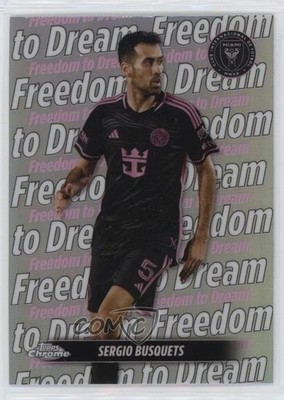 2024 Topps Chrome MLS Team Tag Sergio Busquets #TT-1 Patch Tag 1i8g