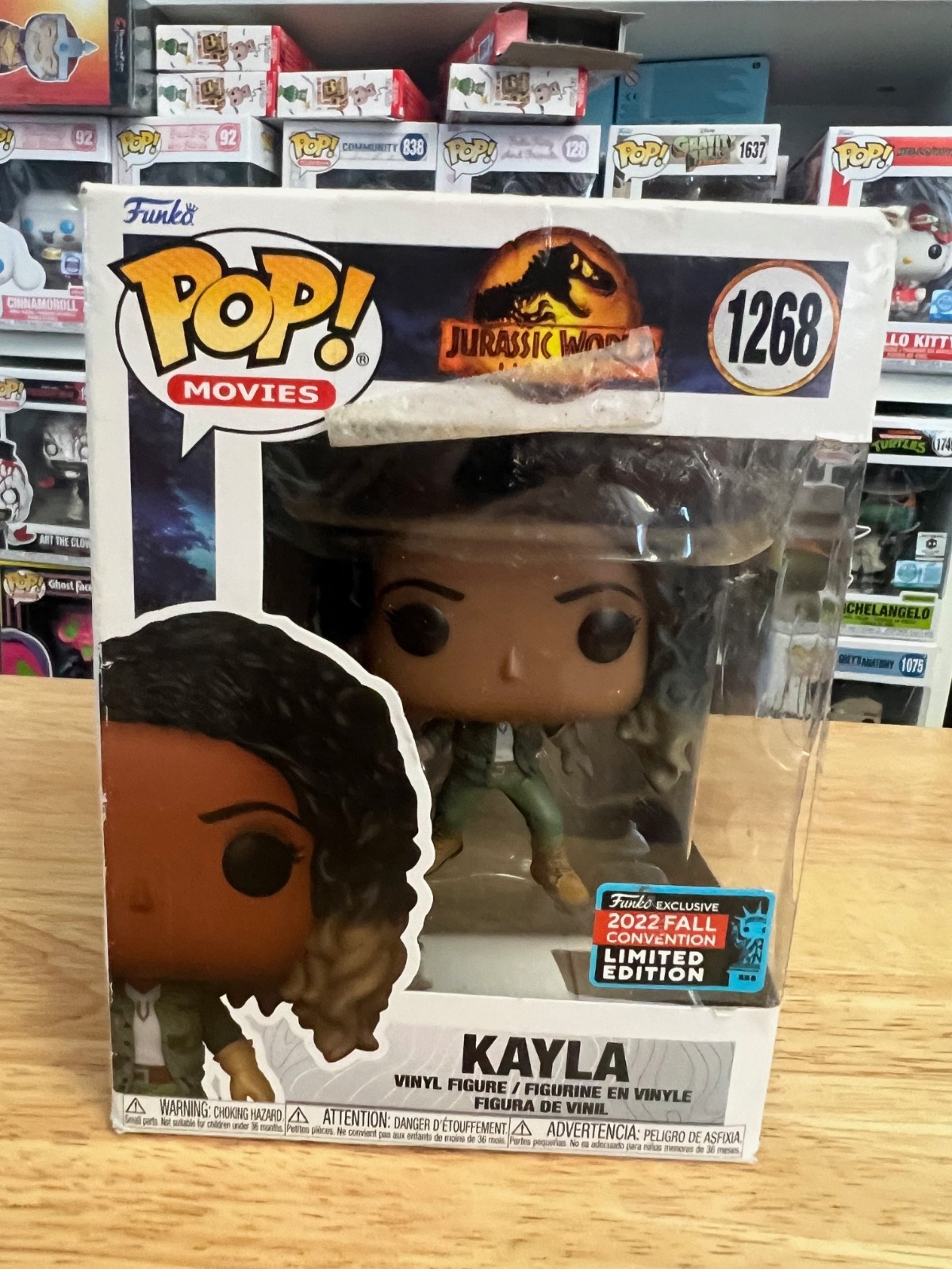 En Oferta Funko Pop Movies Kayla #1268 Jurassic Funko Exclusive 2022 Fall Convention Le
