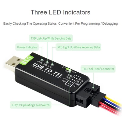 USB To TTL Converter FT232RL Industrial Multiple Circuit Multi System Compati CB