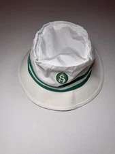 Shoreacres Club Bucket Hat Mens XL White American Needle Cap Performance Golf
