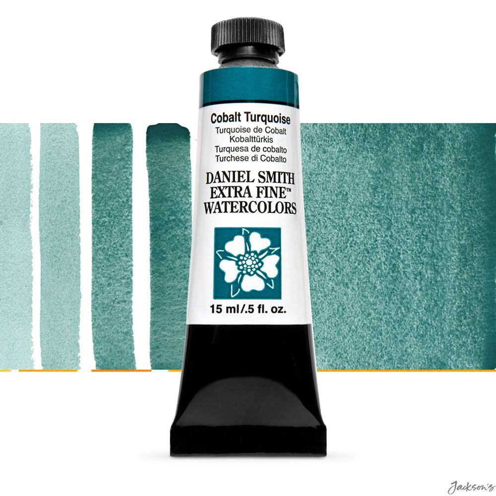 Daniel Smith Watercolour Paint Tube 15ml Cobalt Turquoise PB36 For Artists