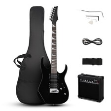 39" 170 Electric Guitar Set HSH Pickup Full Size for Beginner With 20W Amp,Bag