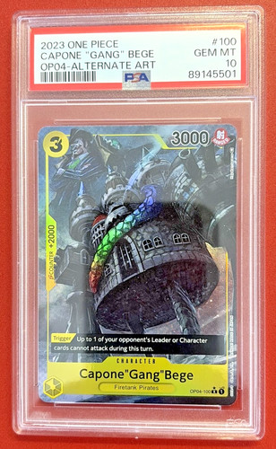 Capone"Gang"Bege (Alternate Art) graded PSA 10 for sale on eBay
