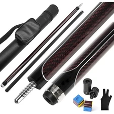 Carbon Fiber Pool Cue Stick Low Deflection Shaft Professional Billiard Cue Stick