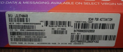 New! LG Volt Prepaid Cellphone for Virgin Mobile (Model: LGLS740AVB; 2014) - Picture 4 of 6