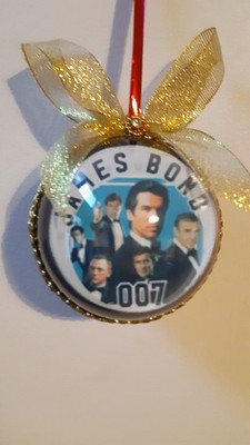 James Bond 007 TV Serie HandMade 8 cm Kugeln Christbaumschmuck 