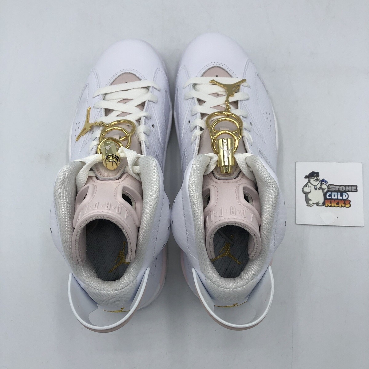 Nike Air Jordan 6 Retro Gold Hoops White Gold DH9696-100 Size | eBay