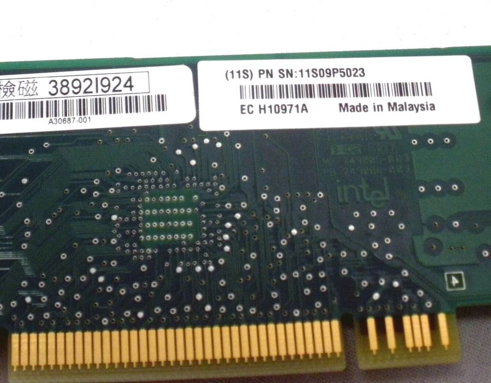 IBM 4962-701x 4962 10/100 Mbps PCI Ethernet Adapter II 09P5023 - Image 3 of 4