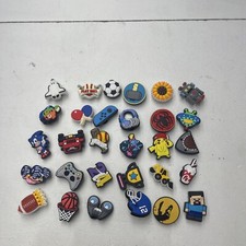 30 Pack Multicolored Assorted Shoe Charms