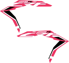 Factory Effex  Graphics White 24-05338 for 2018-2021 Honda CRF 250R