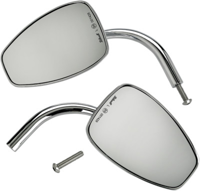 BILTWELL MIRROR T-DROP F/HD PR CH 6504-400-532